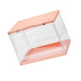 thumbnail image 1 of Clear 3 Tier Display Case Shelf large small Dustproof Showcase Holder Pink, 1 of 9