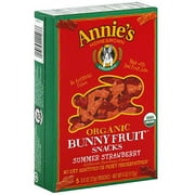 Annie's Homegrown Organic Summer Strawberry Fruit Snacks, 0.8 oz, 5ct (Pack of 12)