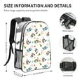 thumbnail image 4 of Sikiie happy new year Raccoon Clear Backpack, Transparent Bookbag for School for Women Men, Capacity Clear Bag for College, Travel, 4 of 7