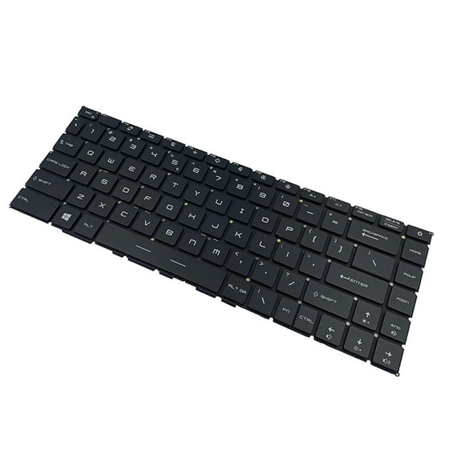 Clavier d'Ordinateur Portable Remplacer Accessoires d'Ordinateur d'Entrée Clavier Raccords Composants d'Entrée Ordinateur Portable Rétro-Éclairé Fonction Clavier Remplacement pour GS66