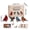 B, variant on Dademeo Mini 3D Beaded Animal DIY Kit, Cute Handmade Bead Art Set, Stress Relief Craft for Adults Desk Decor Gift