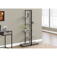 thumbnail image 2 of Pemberly Row 5 Shelf Metal Bookcase in Dark Taupe and Black, 2 of 3