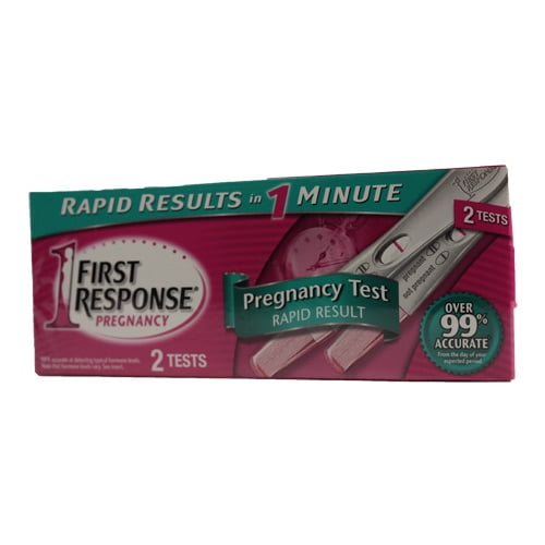 First Response Rapid Result Pregnancy Test, 2 Pack (Pack of 3 ...