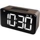 thumbnail image 1 of wonima02 Digital Alarm Clock: Wood Grain, 5.9-inch Large LED Display, Easy to Use for Seniors and Men, Adjustable Brightness, Aesthetic Room Decor Desk Clocks for Bedroom | Dorm | Living Room | Office, 1 of 1