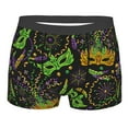 thumbnail image 4 of Goofa Carnival Mardi Gras3 Printed Men's Boxer Briefs Underwear, Moisture-Wicking Underwear, Trunk,Soft and Breathable Cotton Underwear-Large, 4 of 9