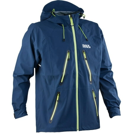 Mens Race Jacket - Race Face AGENT SOFTSHELL JACKET NAVY S