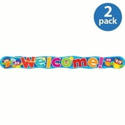 (2 pack) (2 Pack) Trend, TEP25071, Welcome Owl-Stars Expressions Banner, 1 Each, Multicolor