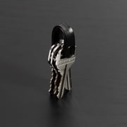 حامل مفاتيح KeySmart Mini Keychain - منظم مفاتيح مدمج لسلسلة المفاتيح، سلاسل مفاتيح EDC مدمجة خالية من الفوضى، حلقة مفاتيح لسلاسل مفاتيح سلاسل السيارات - Flex