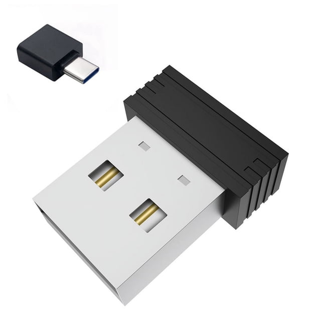 USB Mouse Jiggler Indetectable Mouse Mover AutomáTico Computer Mouse Mover Jiggler con Adaptador USB C, Negro