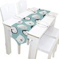 thumbnail image 5 of Coolnut Table Runner 13"x90", Penguin Sheep and Bear Washable Table Cloth Runner for Holiday Home Wedding Table Top Decoration, 5 of 5