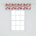 thumbnail image 2 of Ambesonne Floral Window Valance, Blooming Red Poppies, 54" X 12", Multicolor, 2 of 3