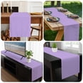 thumbnail image 6 of Purple Table Runner 60 Inches Long, Modern Pure Lavender Purple Kitchen Coffee Dining Table Decoration for Home Party Birthday Wedding Home Decor 13x60 Inches, 6 of 8