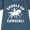 thumbnail image 3 of Instant Message - Saddle Up Cowgirl - Toddler And Youth Girls Fleece Dress, 3 of 6