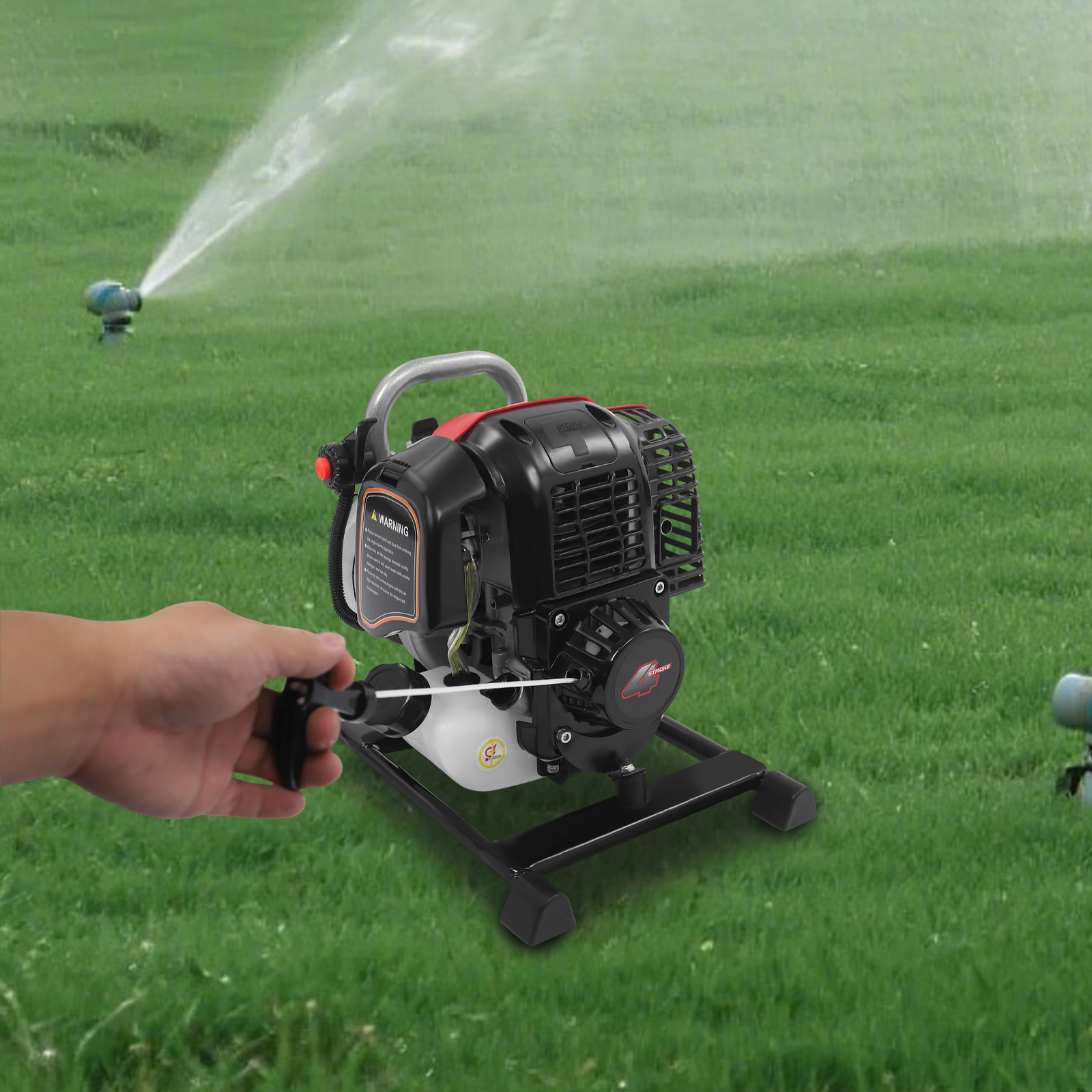 1.6 HP 36.5CC Gasoline Water Pump  4-stroke Water Transfer Pump For Farmland Garden Water Pump