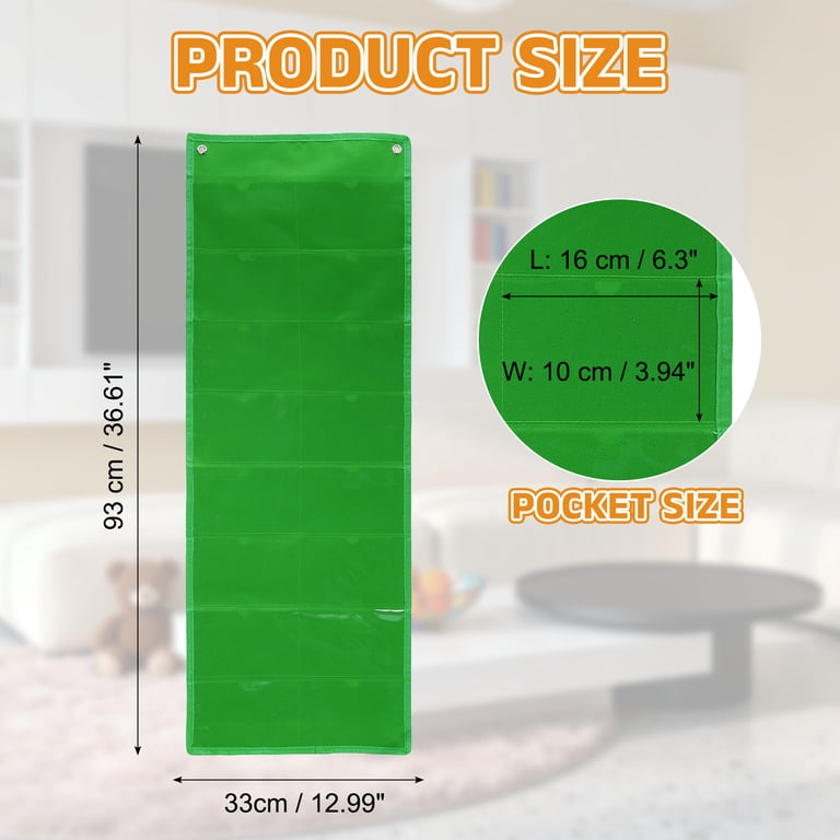 index card holder sleeve ProSimpli 3" x 5" Sleeve. 5 Rows 4 Cols, 20 Card Slots, 18"x22". Hang in the Office, Classroom and Home. Use for Studying, Self-Learning, Tracking Workflow, Presentations and paper Uxcell 4 inch x 6