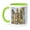 Green/White, variant on 3drose, Buildings Crowd Narrow Streets, Saint-tropez, French Riviera, France, 15oz Mug
