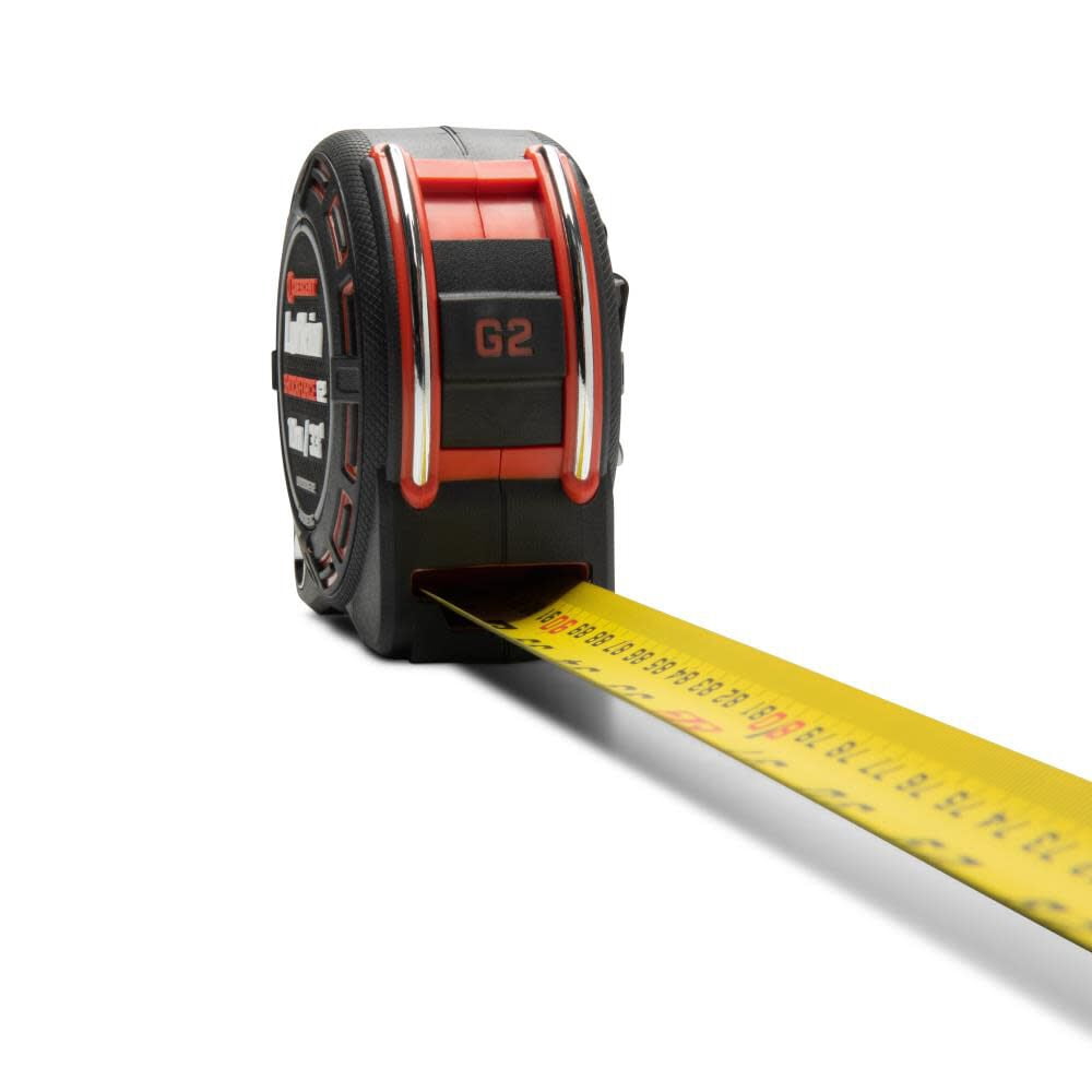 Lufkin Genuine OEM 1-1/4" x 10m/33' Shockforce G2 Magnetic Tape Measure - LM1235CME-02
