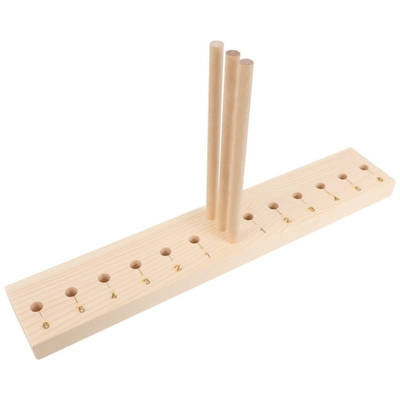 Supvox Durable Wooden Bow Maker for Home Use Beige Bowknot Making Tool Adjustable