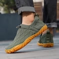 thumbnail image 6 of Non Slip Men's Solid Slip On Casual Shoes With Elastic Strap, Durable Outdoor Workout Jogging Sneakers, 6 of 9