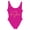 Hot Pink, variant on One Piece Swimsuits for Women Team Bride Bathing Suit Padded Bridesmaid Adjustable Tie Back Bridal Tankinis Swimwears
