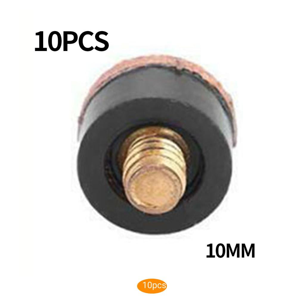 10PCS Pool Game Cue Tips Screw In Type Billiards Tip Head Replacements