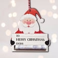 thumbnail image 6 of Wooden Snowman Penguin Pendant Wallet Christmas Ornaments Deer Santa Claus Decoration Gifts for Boys Girls Christmas New Year, 6 of 11