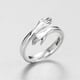 thumbnail image 1 of Anillo Abierto De Abrazo De Plata 925 Para Mujer Joyas para mujeres, 1 of 5