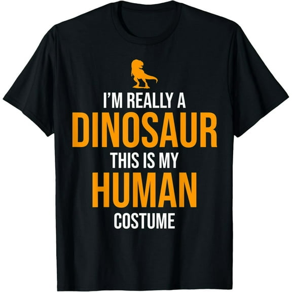 Funny Halloween Dinosaur Costume Men Women Adults T-Shirt