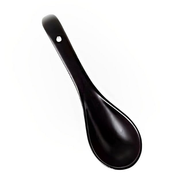 Ceramic Spoon Safe Tableware Multifunctional Coffee Soup Spoons Dinnerware Accessories Household Kitchen Home Supplies Black