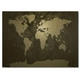 thumbnail image 2 of Trademark Art 'Gold World Map' Canvas Art by Michael Tompsett, 2 of 4
