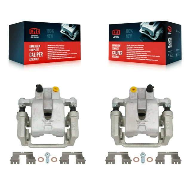 CMX Rear Disc Brake Caliper Assembly Left Right Side (Driver Passenger) Kit for Car Dodge Chrysler 300 Charger Challenger Magnum KBC-100395