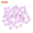 thumbnail image 3 of Uxcell 50 Pack 15mm Silicone Beads, Round Loose Rubber Bead for DIY Lilac, 3 of 7