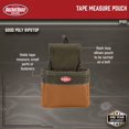 thumbnail image 2 of Tape Measure Tool Pouch Holder 6.5 In Storage Adjustable Poly Ripstop Fabric, 2 of 6