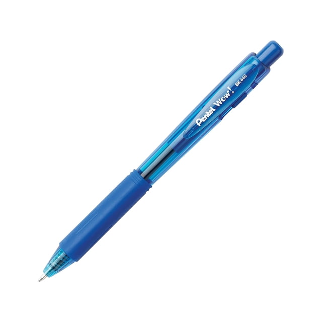 Bolígrafos Pentel WOW! retráctiles de tinta azul media