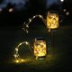 thumbnail image 4 of Paquete de 2 luces solares con enchufe para tierra de exterior, luces solares de tarro de masón, para jardín, Patio, terraza, pasarela, jardín, decoración de fiesta, regalos, 4 of 5
