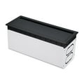 thumbnail image 1 of Caja para cables, organizador de soporte para cables, caja para esconder cables, caja práctica para ahorrar espacio, cubierta de regleta con tapa para Negro, 1 of 8