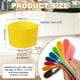 thumbnail image 2 of Uxcell 6Pack Fundas para Tazas de Café, Funda Protectora de Silicona Resistente al Calor Reutilizable, Protector Antideslizante para Tazas de Café, Vasos, Botellas de Agua, Botas, Amarillo, 2 of 6