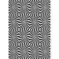 thumbnail image 1 of Ahgly Company Indoor Rectangle Patterned Light Gray Novelty Area Rugs, 2' x 3', 1 of 6