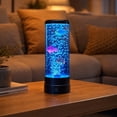 thumbnail image 4 of MMJ Fish Sensory Lamp Color Changing LED Aquarium Night Light Moving Bubble Effect Remote Control Mood Lamp Bedroom Home Office Desk Decor, 4 of 9