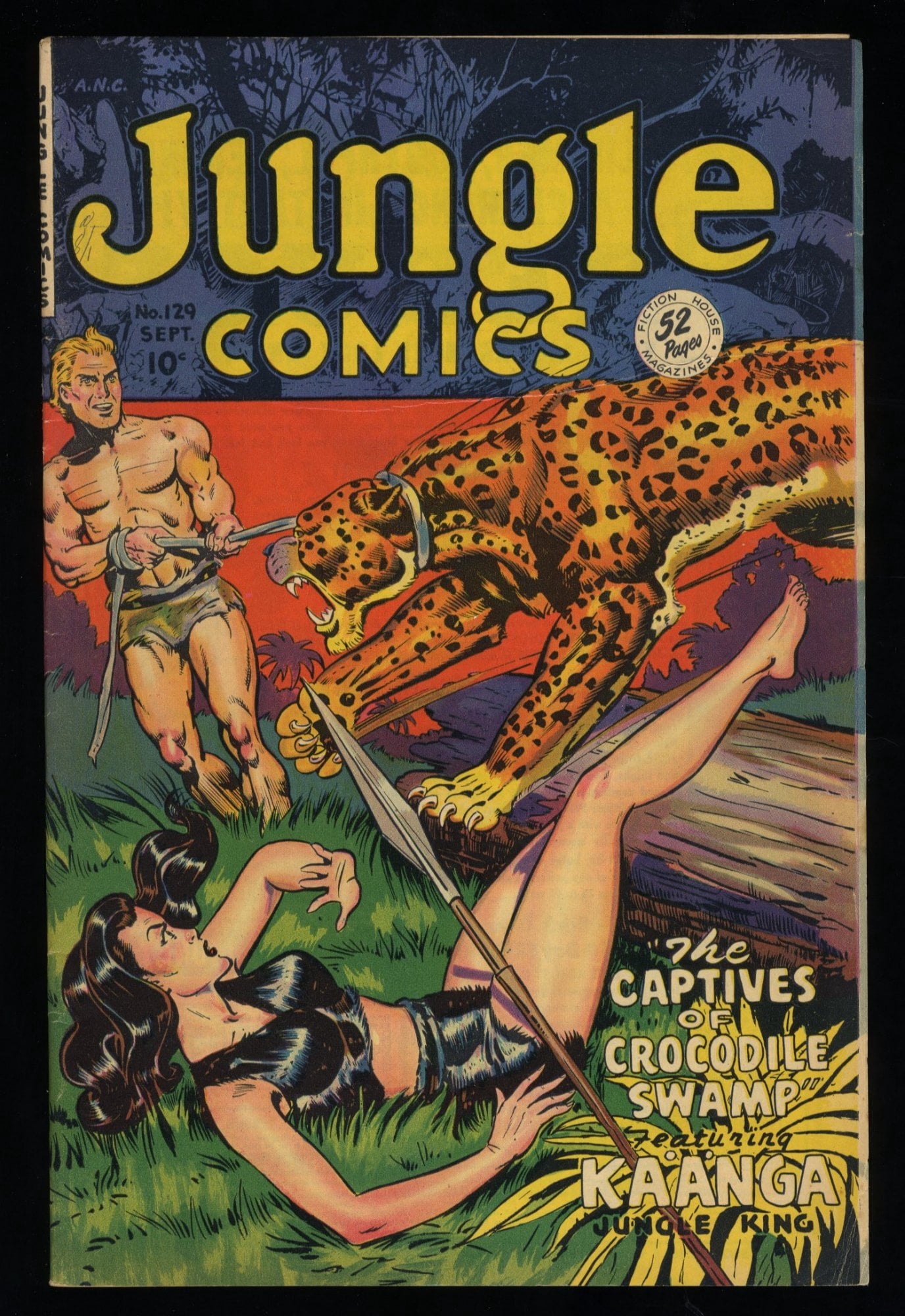 Cover of Jungle Comics #129