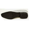 thumbnail image 4 of Stacy Adams Men Shoes Swagger Studded Slip On Satin Black White Formal 25228-111, 4 of 4