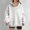 White, variant on SuTry Women's Oversize Theme Blouses Trendy Halloween Printed Long Sleeve Loose Hooded Sweatshirt Tops Comfy Casual Stylish(Pink,2XL)