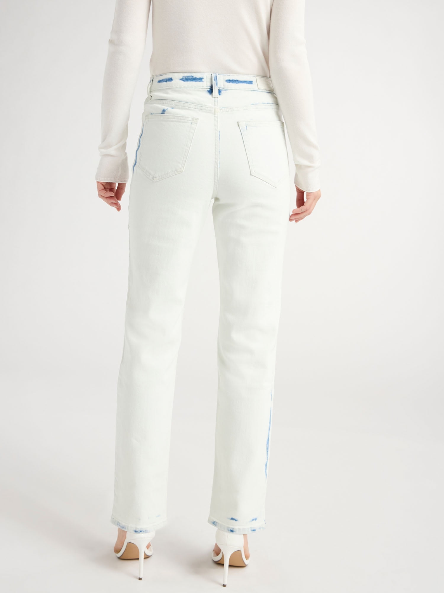 Scoop Women’s High Rise Stovepipe Jeans, Sizes 0-18