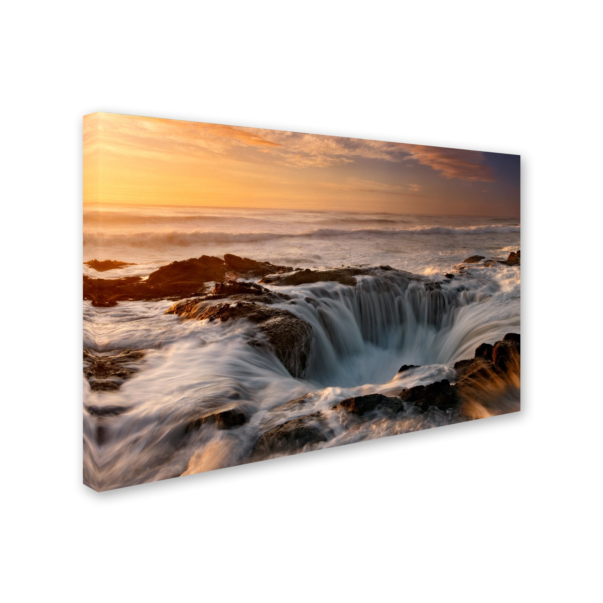 Trademark Fine Art 'Oregon Thor's Well' Canvas Art by Mike Jones Photo