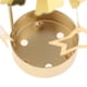 thumbnail image 4 of Candelabro giratorio para velas de té, adorno para decoración navideña, dorado Estrella, 4 of 9