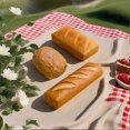 thumbnail image 5 of Bread Shape Gift Wrapping Paper Fun Rustic Bread Baguette-Toast Designs Paper That Makes Gifts Look Like Loaves of Bread_c*, 5 of 5