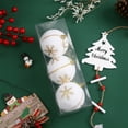 thumbnail image 5 of Kedshhgu Clearance 3 Pcs Christmas Balls Ornaments for Xmas for Home Party Holiday Wedding Tree Decorations Xmas Gifts, 5 of 8