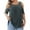 Grey, variant on felwors Women's Plus Size Tops Cold Shoulder Dressy Casual Tunics Blouses Lace Summer Short Sleeve Shirts , XXXL
