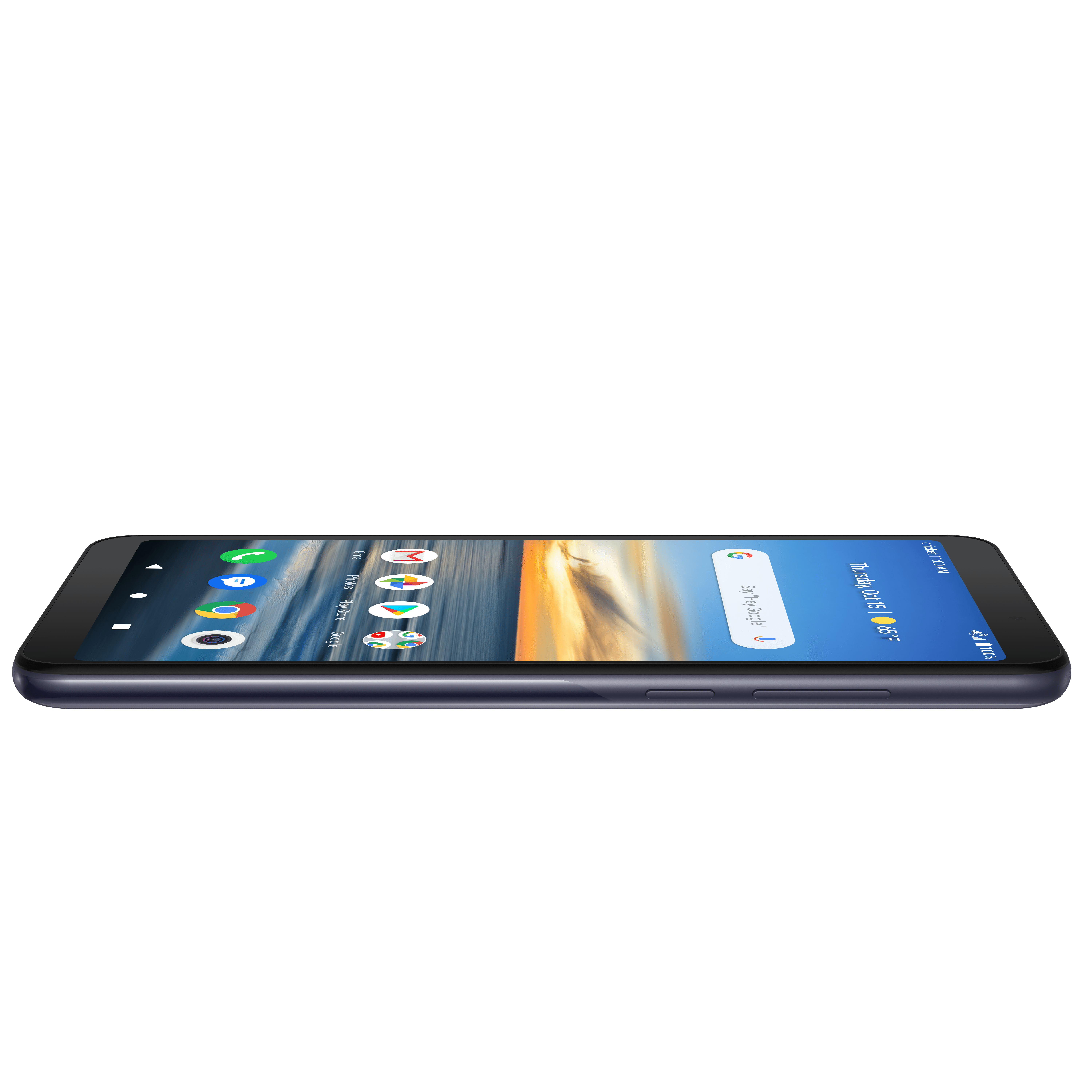Cricket Wireless Alcatel Lumos, 32GB, Ocean Metallic Wave - Prepaid Smartphone