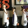 thumbnail image 6 of Aihimol Halloween Witch Figurines, Witches Hats, Black Cat, Spider and Pumpkins Pattern Witch Statue, Cute Resin Witch Decorations for Fall Decor Halloween Party Holiday, 6 of 8